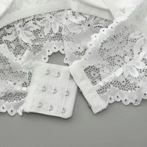 Abercrombie & Fitch White Lace Bralette - NWOT - Picture 5 of 8